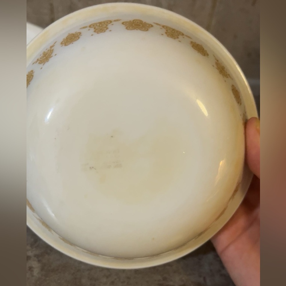 🤍Lot(Plates&Bowls) of Vintage Corelle Gold Floral Dishes 🤍 - Picture 11 of 11